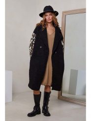 Joséfine Płaszcz przejściowy "Bulle" w kolorze czarnym rozmiar: L. Czarne płaszcze damskie Joséfine, l, bez wzorów. Za 369.45 zł.