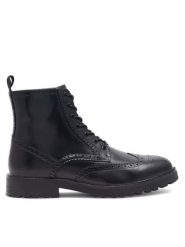 Gino Rossi Kozaki UBERTO-01 123AM Czarny. Czarne buty zimowe męskie Gino Rossi, ze skóry, bez zapięcia. Za 399.99 zł.