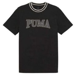 T-shirt Męski Squad. Czarne t-shirty męskie Puma, m, bez wzorów, bez kołnierzyka. Za 119.99 zł.