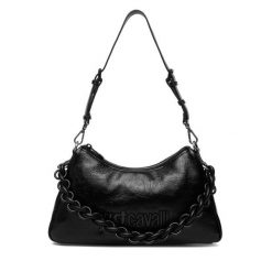 Torebka Just Cavalli. Czarne torebki klasyczne damskie Just Cavalli, bez wzorów, bez dodatków. Za 739.99 zł.