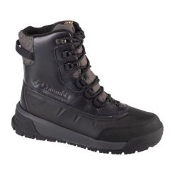 Buty Columbia Bugaboot Celsius 2100871010 czarne. Czarne buty sportowe na co dzień męskie ze skóry, bez zapięcia, trekkingowe, omni-heat (columbia). Za 793.82 zł.
