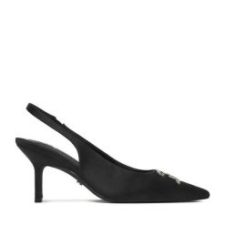 Szpilki Juicy Couture. Czarne szpilki Juicy Couture, bez wzorów, bez obcasa. Za 229.99 zł.