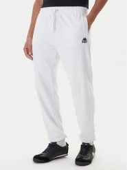 Kappa Spodnie dresowe Gothenburg 331U7EW Biały Regular Fit. Białe spodnie dresowe męskie Kappa, bez wzorów, z bawełny. Za 119.99 zł.