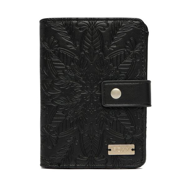 Portfel Roxy. Czarne portfele damskie Roxy, bez wzorów. Za 109.99 zł.