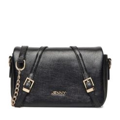 Torebka JENNY. Czarne listonoszki damskie Jenny, bez wzorów, bez dodatków. Za 119.99 zł.