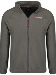 Geographical Norway Kurtka polarowa "Tug" w kolorze szarym rozmiar: S. Szare kurtki męskie Geographical Norway, s, bez wzorów, z materiału, bez kaptura. Za 65.38 zł.