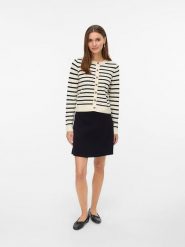 Vero Moda Kardigan w kolorze beżowym rozmiar: XL. Brązowe kardigany damskie Vero Moda, xl, bez wzorów. Za 101.23 zł.