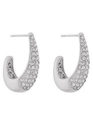 Guess Kolczyki JUBE06 429JW Srebrny. Szare kolczyki damskie Guess, srebrne. Za 279.99 zł.