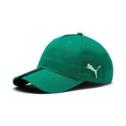 Czapka z daszkiem Puma Liga Cap. Zielone czapki męskie Puma, bez wzorów, sportowe. Za 68.00 zł.