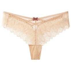 Figi koronkowe z kokardką na specjalne okazje Wita. Czerwone figi damskie Intica, s, w ażurowe wzory, z koronki. Za 59.00 zł.