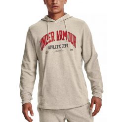 Bluza męska z kapturem Under Armour Rival Try Athlc Dept Hd. Czerwone bluzy z kapturem męskie Under Armour, m. Za 159.99 zł.
