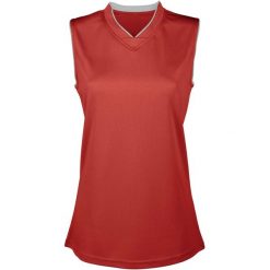 Koszulka damska do koszykówki Proact. Czerwone t-shirty damskie PROACTION, xl, bez wzorów, z materiału, bez kołnierzyka. Za 57.00 zł.