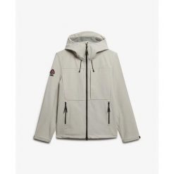 Kurtka turystyczna z kapturem Superdry. Szare kurtki męskie Superdry., m, bez wzorów, z kapturem. Za 457.85 zł.