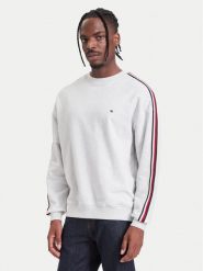 Tommy Hilfiger Bluza UM0UM03943 Szary jasny Regular Fit. Szare bluzy bez kaptura męskie Tommy Hilfiger, m, z bawełny. Za 369.99 zł.
