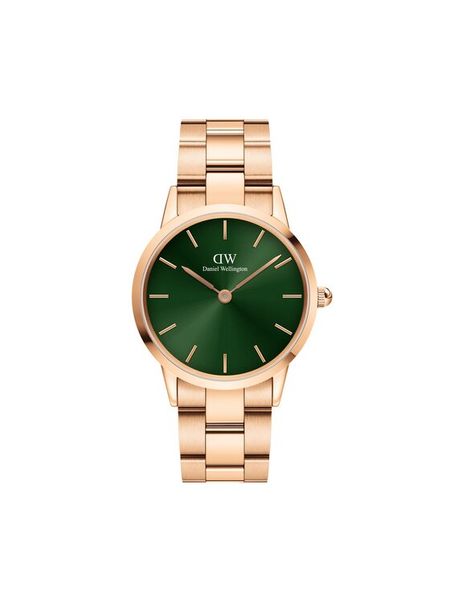Daniel Wellington Zegarek iconic Emerald DW00100419 Złoty. Żółte, analogowe zegarki damskie Daniel Wellington, złote. Za 1,059.00 zł.