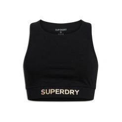 Biustonosz dla kobiet Superdry Sportswear. Brązowe biustonosze sportowe damskie Superdry., bez wzorów, z bawełny. Za 234.40 zł.