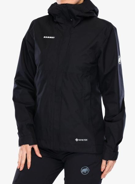 Kurtka GORE TEX damska Mammut Treeline Light HS Hooded Jacket. Czarne kurtki damskie Mammut, xs, bez wzorów, z gore-texu, bez kaptura. Za 884.99 zł.