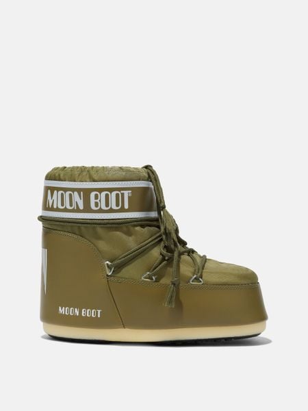 Śniegowce damskie Moon Boot ICON LOW NYLON. Zielone śniegowce damskie Moon Boot, z nylonu. W wyprzedaży za 599.19 zł.