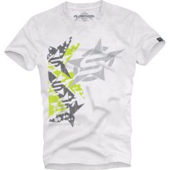 T-shirt męski OLDSCHOOL biały. Białe t-shirty męskie Oldschool, m, bez wzorów, bez kołnierzyka. Za 19.99 zł.