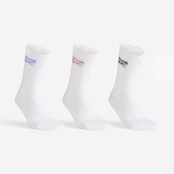 Skarpety sportowe tenis Reebok długie 3 pary. Skarpetki damskie Reebok, bez wzorów, z bawełny. Za 39.99 zł.
