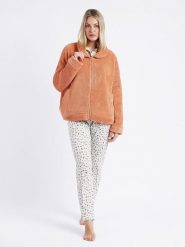 Admas Kurtka pluszowa w kolorze pomarańczowym rozmiar: S. Pomarańczowe kurtki damskie admas, s, bez wzorów, bez kaptura. Za 130.99 zł.