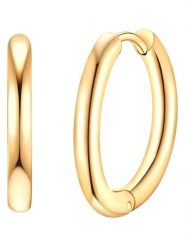 Eastside NY Pozłacane kolczyki-kreole rozmiar: onesize. Żółte kolczyki damskie Eastside NY, pozłacane. Za 34.99 zł.