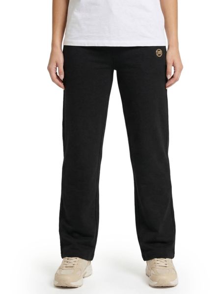 Eleganckie damskie spodnie dresowe. Czarne spodnie sportowe damskie LEONE 1947 APPAREL, s, z dresówki, na fitness i siłownię. Za 324.17 zł.