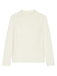 Marc O´Polo Sweter w kolorze kremowym rozmiar: XL. Brązowe golfy damskie xl, z bawełny, bez kołnierzyka. Za 250.94 zł.