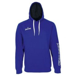 Bluza Spalding Team II. Niebieskie bluzy z kapturem męskie Spalding, m, z bawełny. Za 271.00 zł.