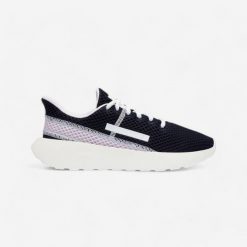 Buty sportowe damskie Decathlon KLNJ Be Fresh. Niebieskie buty sportowe na co dzień damskie Decathlon, bez wzorów, z materiału, trekkingowe. Za 89.99 zł.