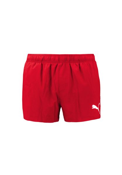 Kąpielówki męskie Puma, Short Shorts, Czerwone. Czerwone kąpielówki męskie Puma, m, bez wzorów, z materiału, do pływania. Za 109.38 zł.