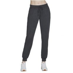 Spodnie sportowe damskie Go Dri Swift Jogger Pant. Szare spodnie dresowe damskie Skechers, xl, z elastanu, na fitness i siłownię. Za 199.99 zł.