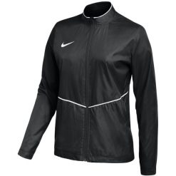 Kurtka damska Nike Park 26 Rain. Czarne kurtki damskie Nike, bez wzorów, z materiału, bez kaptura. Za 141.99 zł.