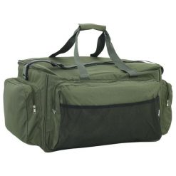 Torba wędkarska VidaXL Vistas wodoodporna Oxford ciemnozielona. Zielone torby męskie na ramię vidaXL, bez wzorów, z materiału, bez dodatków. Za 285.59 zł.