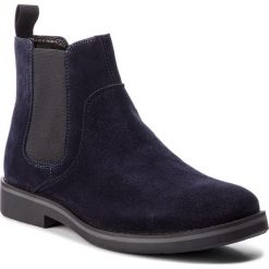 Sztyblety VAGABOND - Belgrano 4472-040-67 Indigo. Niebieskie sztyblety męskie Vagabond, z materiału, bez zapięcia. W wyprzedaży za 339.00 zł.