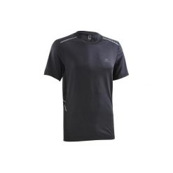 Koszulka do biegania RUN DRY+ BREATH męska. Żółte t-shirty sportowe męskie KALENJI, m, z materiału, bez ramiączek, do biegania. Za 49.99 zł.