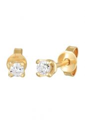 Elli PREMIUM Damskie kolczyki do uszu Solltär Basic z mossanitem ze srebra próby 925 Sterling Silver Kolczyki 1 ct. Szare kolczyki damskie Elli PREMIUM, z diamentem, srebrne, na sztyftcie. Za 283.99 zł.