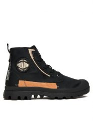 Palladium Trapery Pampa Underlayer 99183-010-M Czarny. Czarne trapery damskie Palladium, z materiału, bez obcasa. Za 289.99 zł.