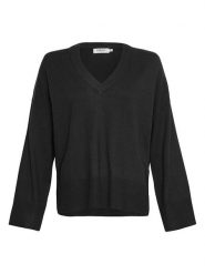 MOSS COPENHAGEN Sweter "Selana" w kolorze czarnym rozmiar: L/XL. Czarne swetry klasyczne damskie MOSS COPENHAGEN, l, bez kołnierzyka. Za 118.56 zł.