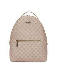 Nine West Plecak JH6390-NW Beżowy. Brązowe plecaki damskie Nine West, bez wzorów, z materiału. Za 249.99 zł.