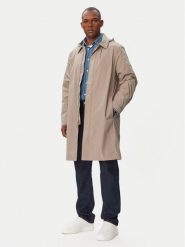 Calvin Klein Jeans Płaszcz przejściowy LV04LG505G Beżowy ciemny Regular Fit. Brązowe kurtki męskie Calvin Klein Jeans, m, bez wzorów, z jeansu. Za 1,199.00 zł.