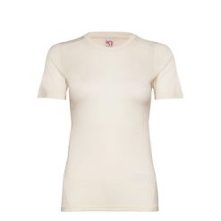 Koszulka damska Kari Traa Lucie. Brązowe bluzki damskie Kari Traa, bez wzorów, bez kołnierzyka. Za 313.50 zł.