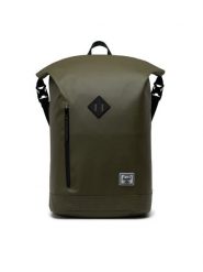 Herschel Plecak Roll Top 11194-04281 Zielony. Zielone plecaki damskie Herschel, bez wzorów, ze skóry. Za 279.99 zł.