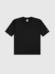 Champion Koszulka w kolorze czarnym rozmiar: XXL. Czarne t-shirty damskie CHAMPION, xxl, bez wzorów, z bawełny, bez kołnierzyka. Za 87.40 zł.