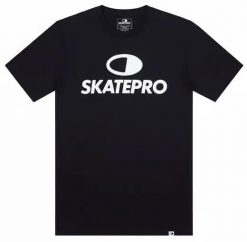 Odzież T-shirts unisex SkatePro Koszulka - 10-12 - Black. Biała t-shirty damskie SKATEPRO, bez wzorów, z bawełny, bez kołnierzyka. Za 119.99 zł.
