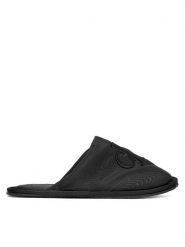 Calvin Klein Jeans Kapcie Slipper Satin Moire YW0YW02053 Czarny. Czarne kapcie damskie Calvin Klein Jeans, z jeansu. Za 209.99 zł.