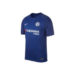Koszulka piłkarska Chelsea Londyn 17/18. Niebieskie t-shirty damskie Nike, l, z materiału, bez ramiączek, na fitness i siłownię. Za 259.99 zł.