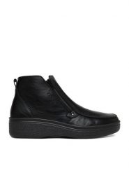 Rieker Botki CEO-38651-00 Czarny. Czarne buty zimowe męskie Rieker, ze skóry, bez zapięcia. Za 439.99 zł.