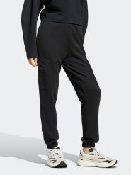 Adidas Spodnie dresowe w kolorze czarnym rozmiar: L. Czarne spodnie dresowe damskie Adidas, l, bez wzorów, z dresówki. Za 222.94 zł.