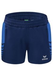 Szorty damskie Erima Worker Six Wings. Niebieskie szorty damskie Erima, bez wzorów, z materiału. Za 142.50 zł.